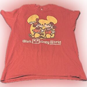 WDW Large T-shirt Cranberry /red